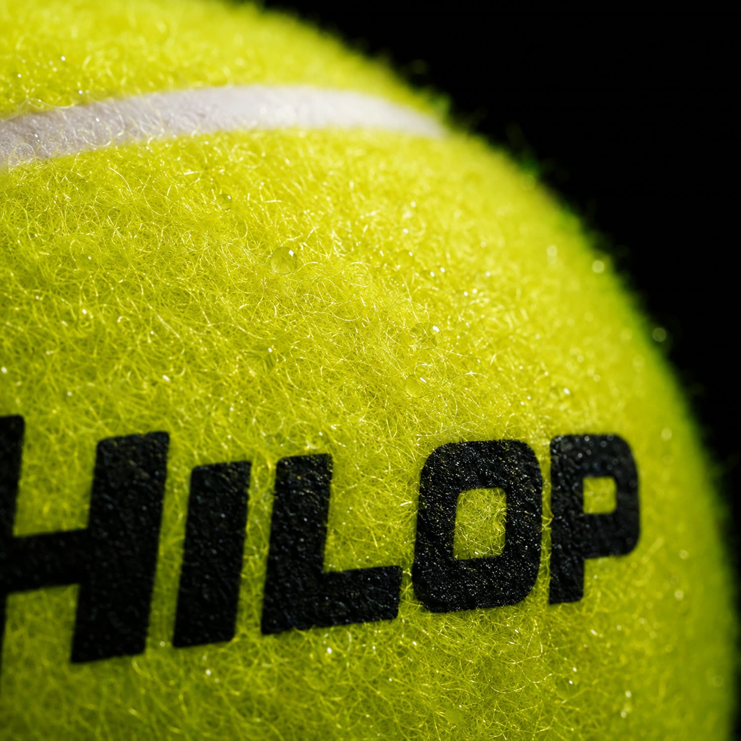 Macro del fieltro ITF de la Pro Tour